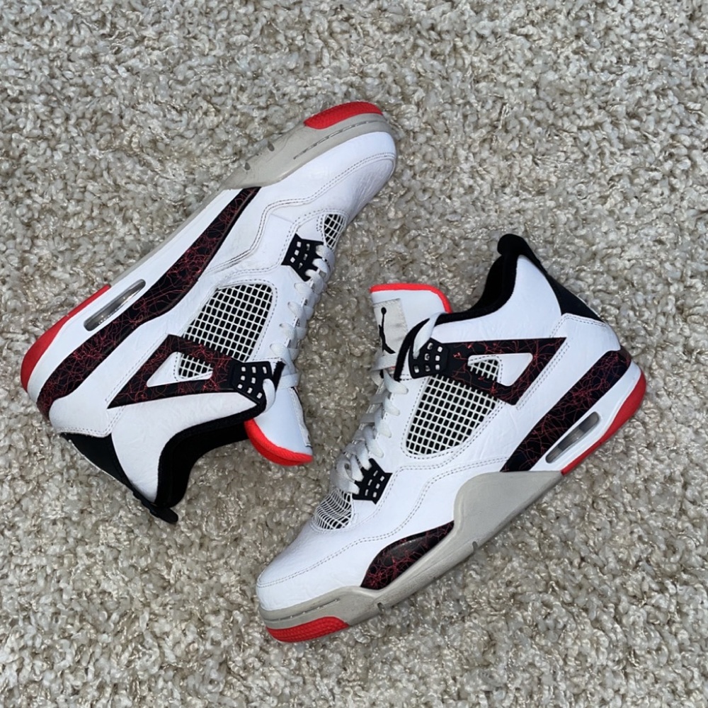 Air Jordan 4 Pale Citron Flight Nostalgia Sz 11.5